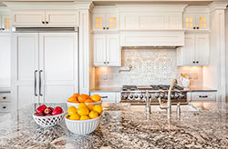 Cream Phoenix Arizona Granite kitchen BK&K Affordable Countertops